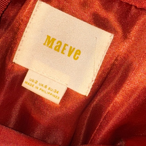 Maeve Orange Floral A-Line Skirt - Picture 2 of 6